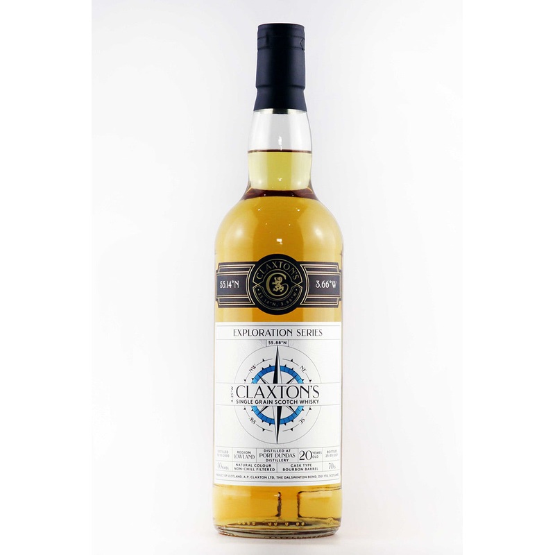 Claxton Port Dundas 20 Year Old Single Grain Scotch
