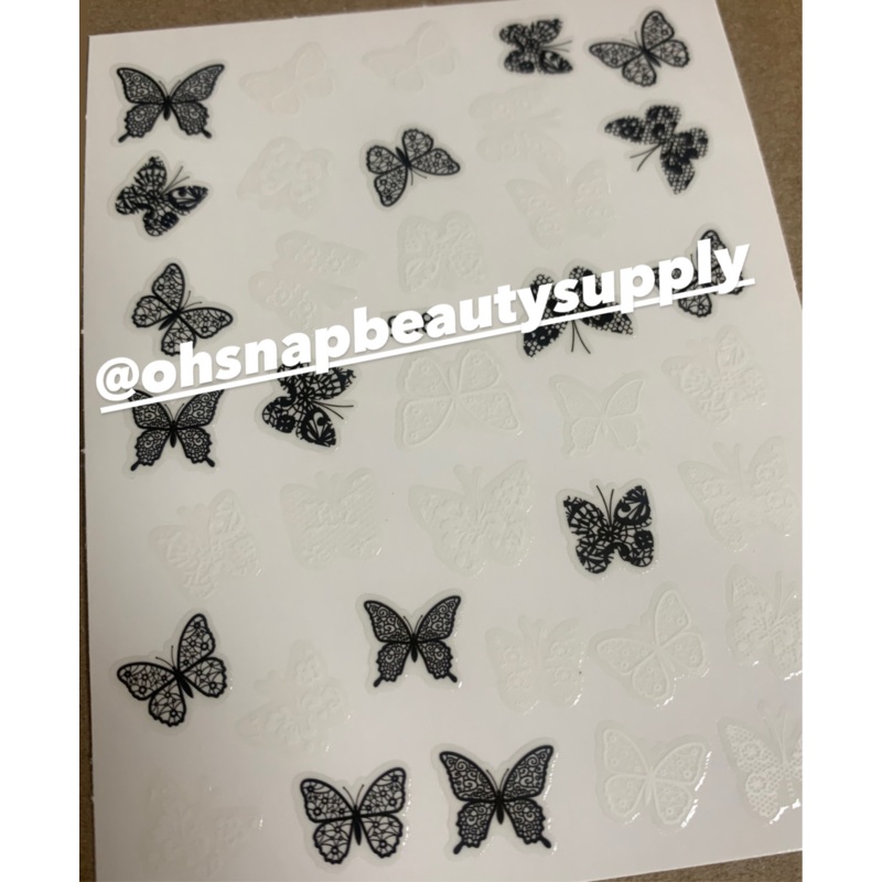 Lace Butterfly 938 Sticker