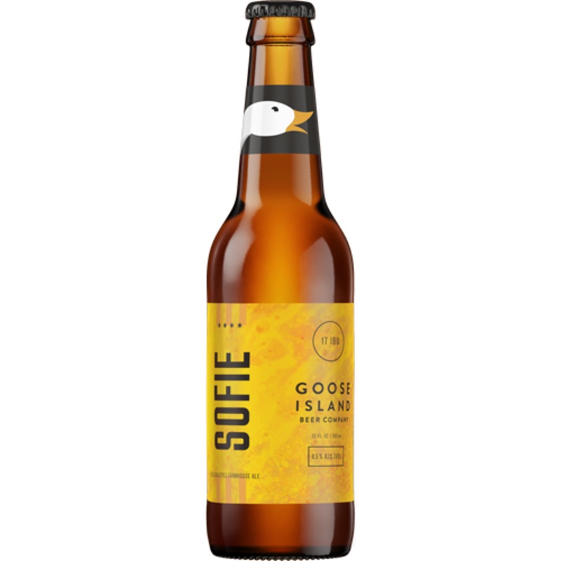 24pk-Goose Island Sofie Belgian Style Farmhouse Ale Beer, Illinois, USA (12oz)