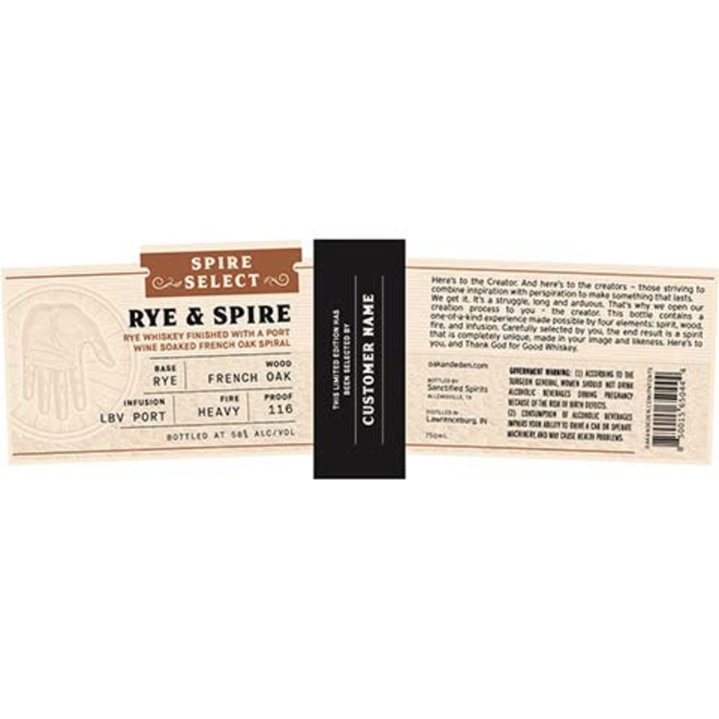 Rye & Spire| Spire Select LBV Port French Oak