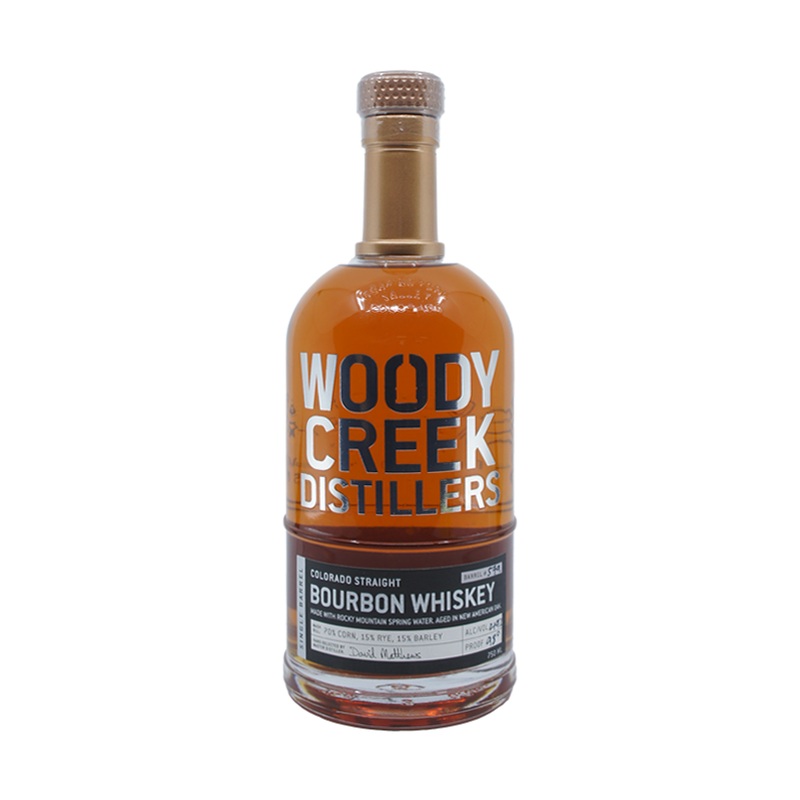 Woody Creek Distillers Single Barrel Colorado Straight Bourbon Whiskey