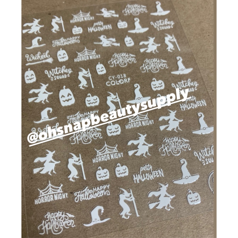 Glow In the Dark Halloween CY 018 Sticker