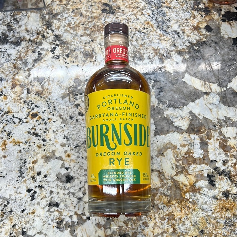 Burnside Oregon Oaked Rye, 750mL