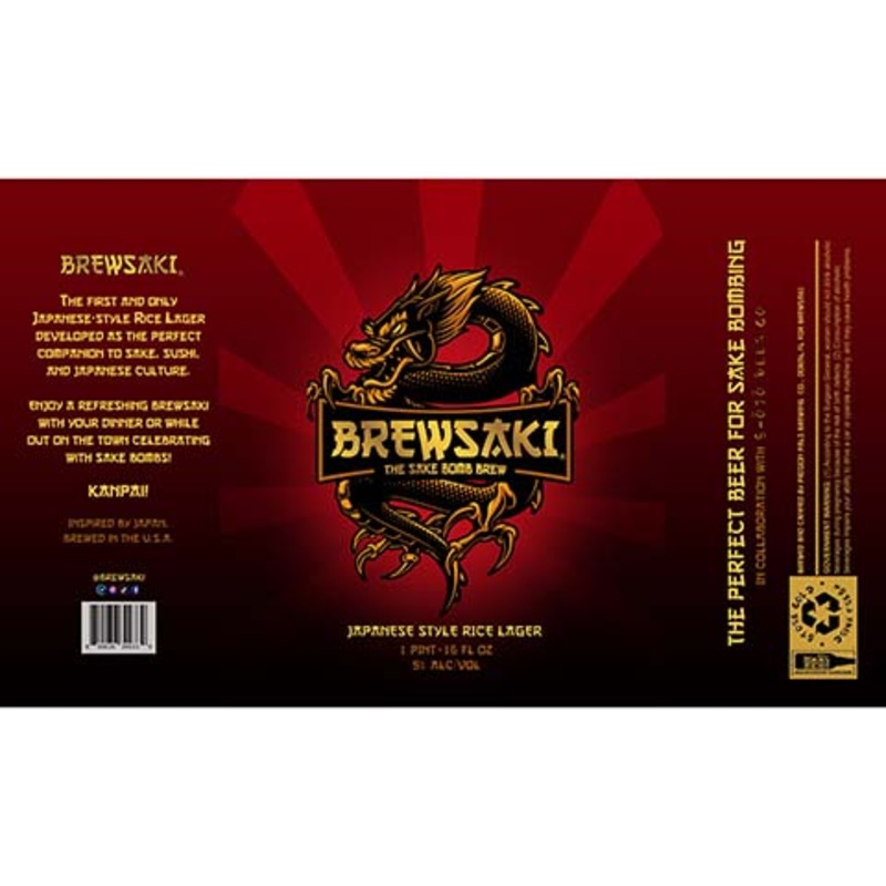 Prision Pals Brewsaki The Sake Bomb Brew Japanese Rice Lager