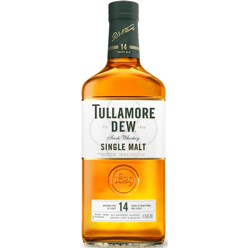 Tullamore Dew Single Malt 14 Year Irish Whiskey