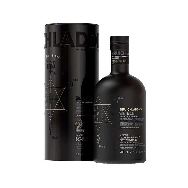 2022 Bruichladdich Black Art 10.1 Edition 29 Year Old Unpeated Single Malt Scotch Whisky 750ml