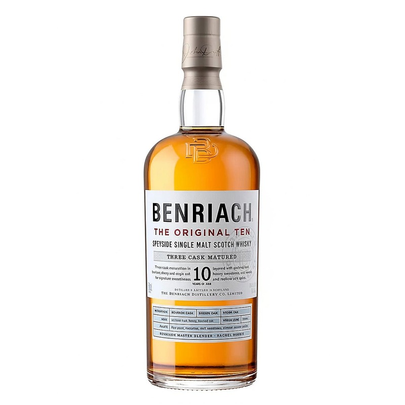 benriach the original ten 10 year old single malt scotch whisky