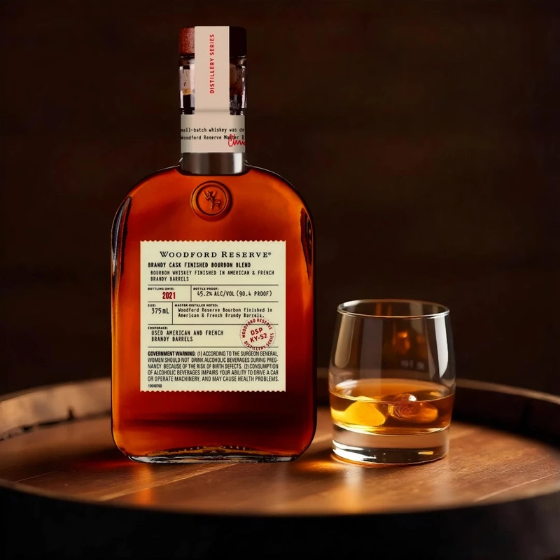 2021 Woodford Reserve Master’s Collection Brandy Cask Finish Kentucky Straight Bourbon Whiskey 375ml