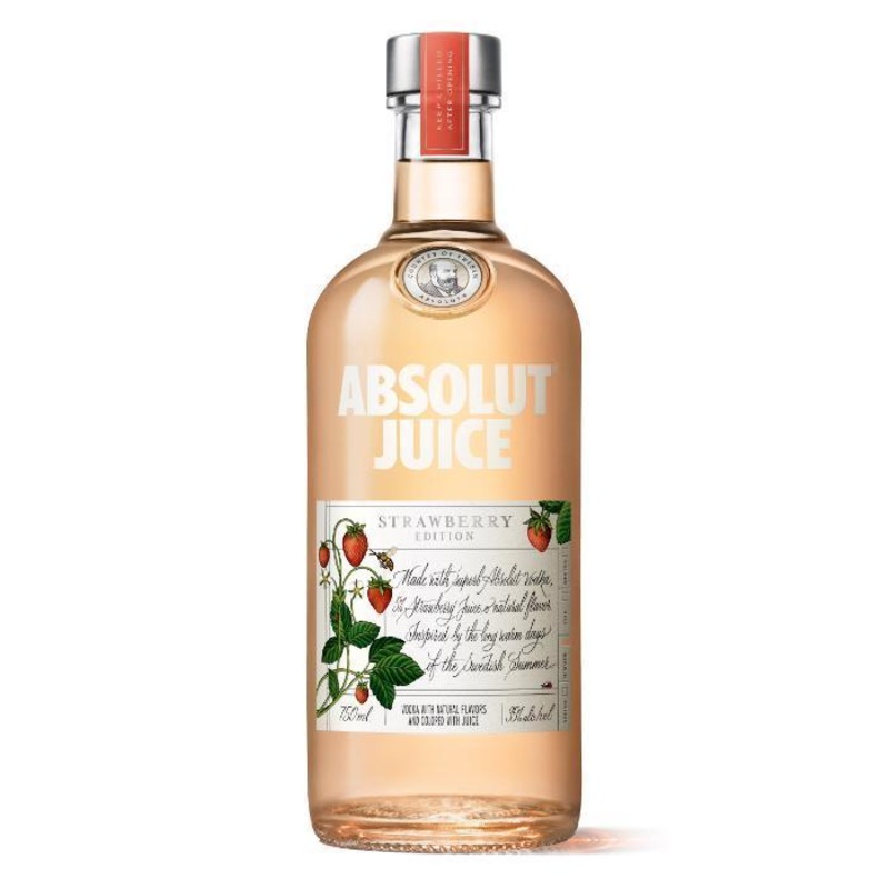 Absolut Juice Strawberry Edition Vodka 750mL