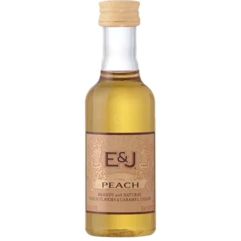 E&J Peach Brandy – 50ml Mini Shot