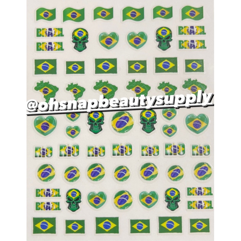 * COUNTRY 1194 BRAZIL Sticker