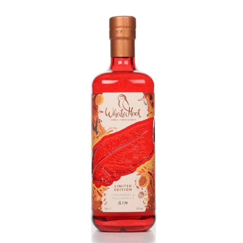 WhataHoot Strawberry & Passionfruit Gin | 700ML