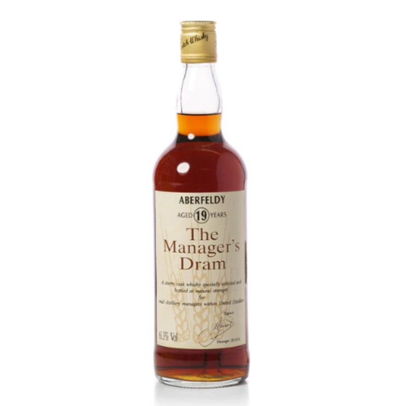 Aberfeldy 19 Year Old The Manager’s Dram Bottled 1991 Scotch Whisky
