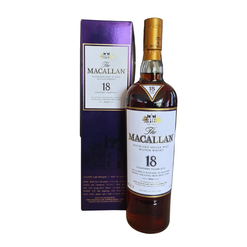The Macallan 18 Year Old Sherry Oak 2016 Release 750mL