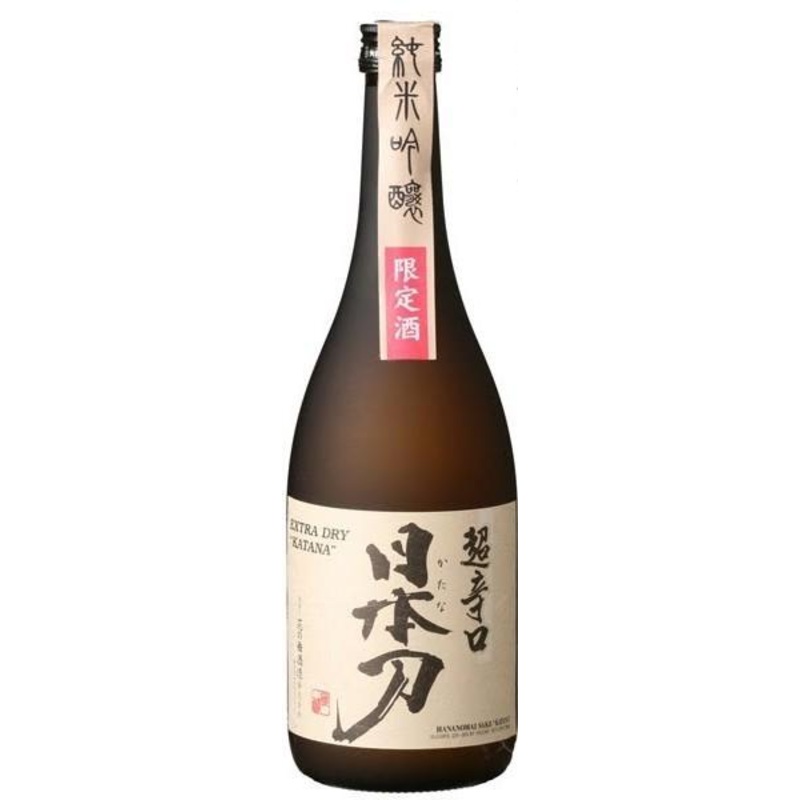 Hananomai Katana Junmai Ginjo Extra Dry Sake 720ml
