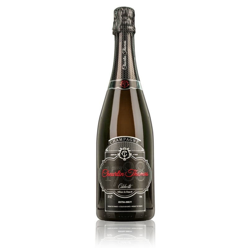 NV Cheurlin Thomas “Celebrite” Blanc de Blanc Extra Brut, Champagne, France (750ml)