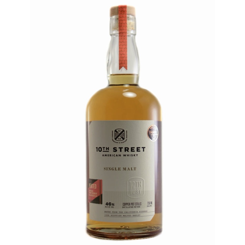 10th Street Peated American Single Malt Whiskey