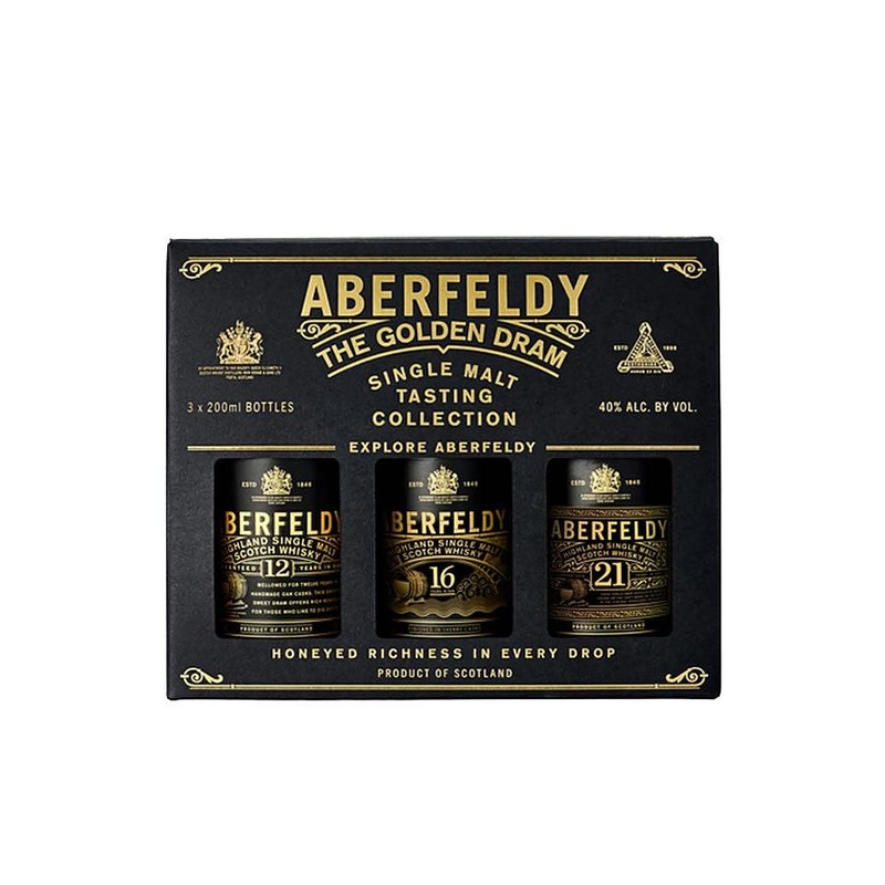 Aberfeldy The Golden Dram Tasting Collection 3Pk 200ML