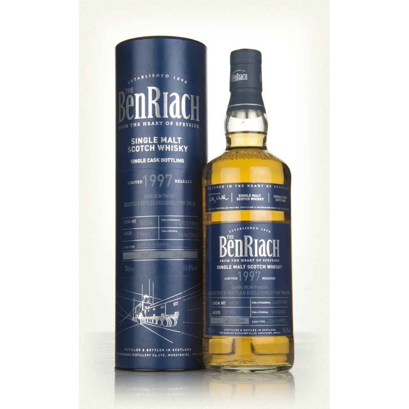Benriach 19 Year Old 1997 (cask 8634) – Dark Rum Finish Whisky | 700ML