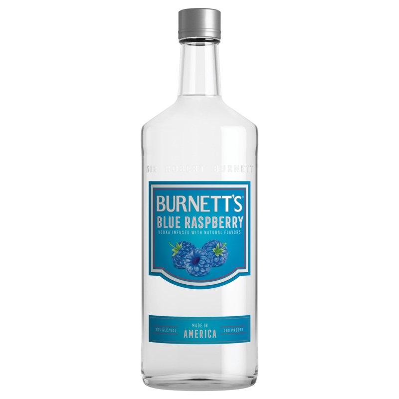 Burnett’s Blue Raspberry Vodka 750ml