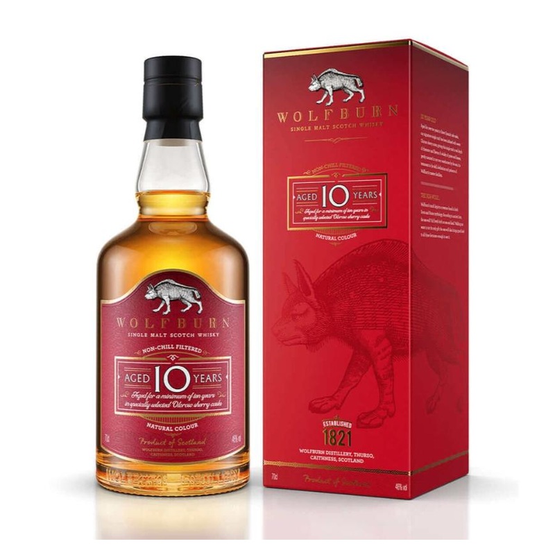 Wolfburn 10 Year Old Single Malt Scotch Whisky 700ml