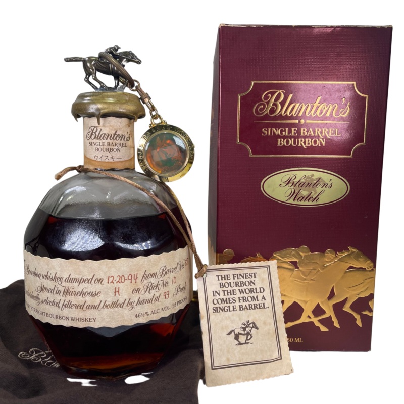 1994 Blanton’s Pocket Watch Edition Kentucky Straight Bourbon Whiskey 750ml