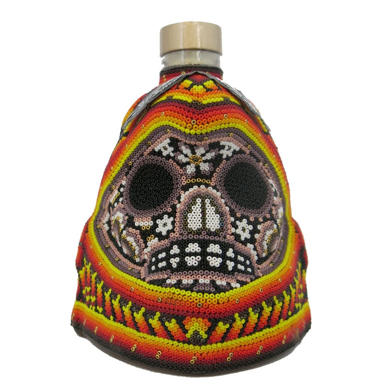 Riqueza Cultural Tequila Extra Anejo Craneo Huichol 750ml