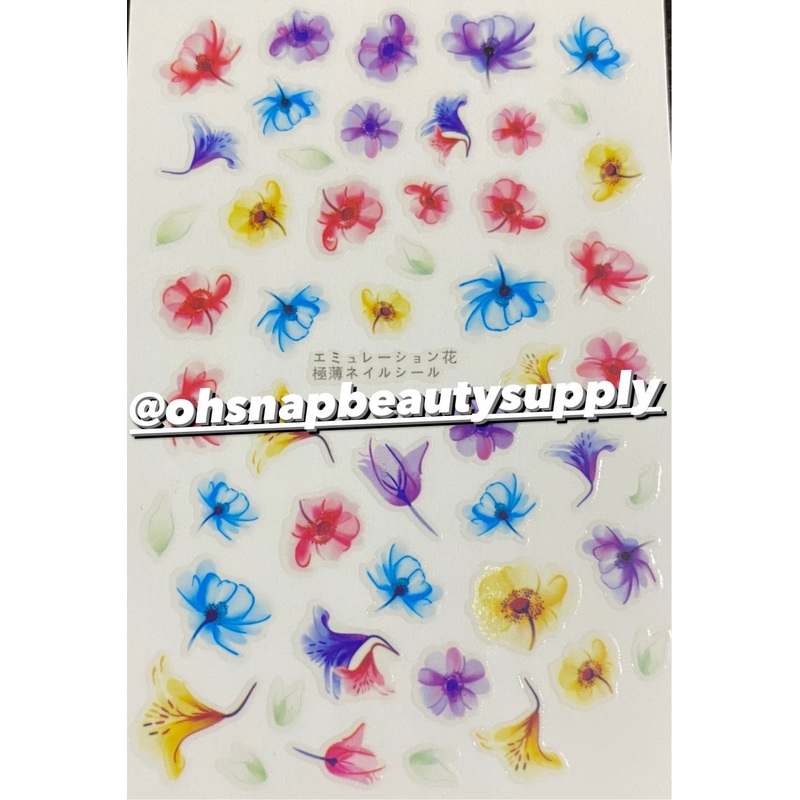 * Flower XF3002 Sticker