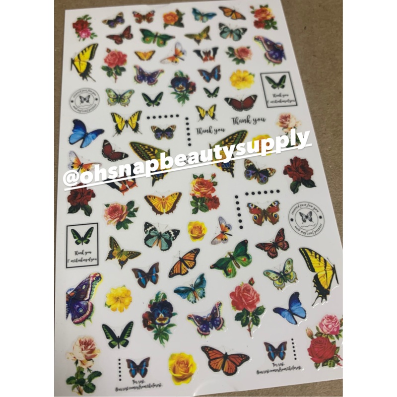 Butterfly 680 Sticker