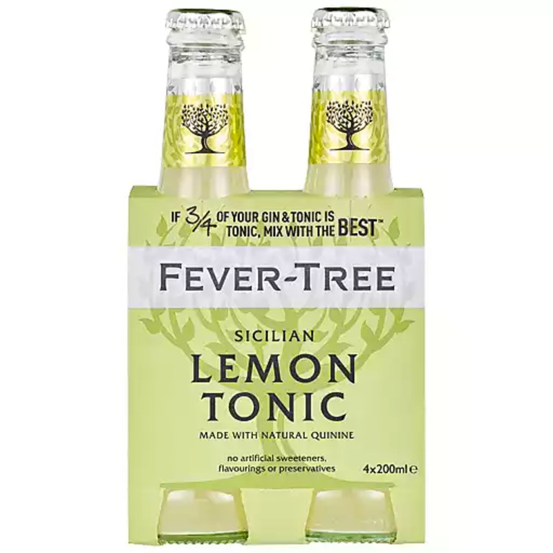 Fever-Tree Lemon Tonic 4pk Btls