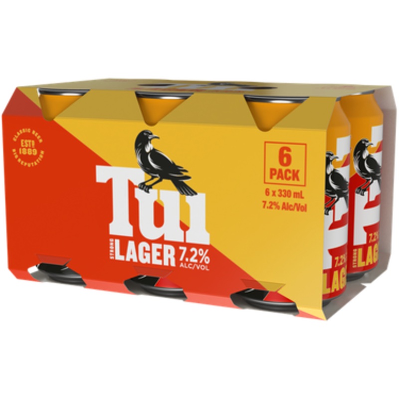 Tui Strong 6 Pack Cans 330ml