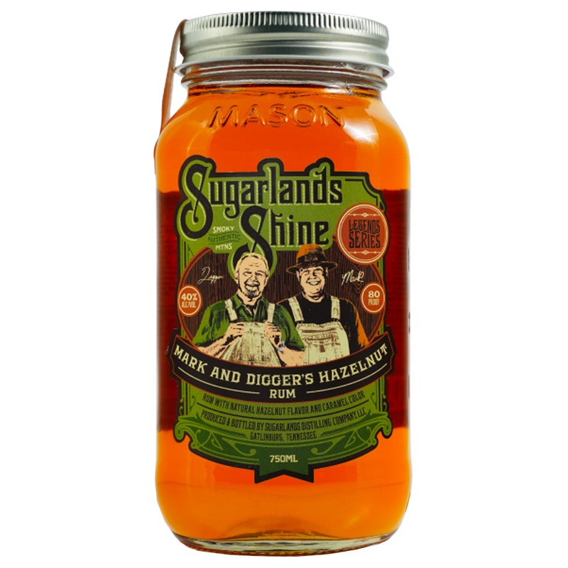 Sugarlands Shine Mark & Digger’s Hazelnut Rum