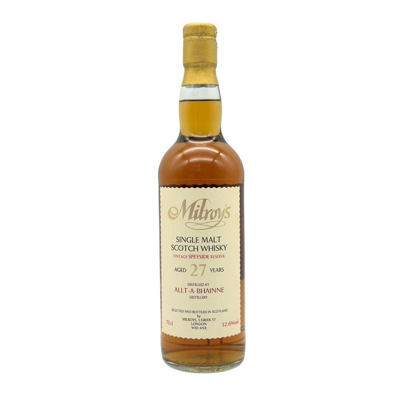 Allt-a-Bhainne 27 YO 1995 Milroys Vintage Reserve