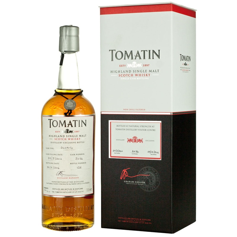 Tomatin 14 Year Old 2002 Cask #2036