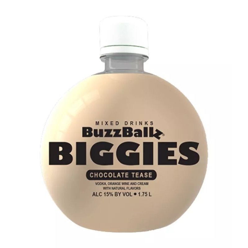 Buzzballz Biggies Chocolate Tease Pre-Mixed Cocktails 1.75L