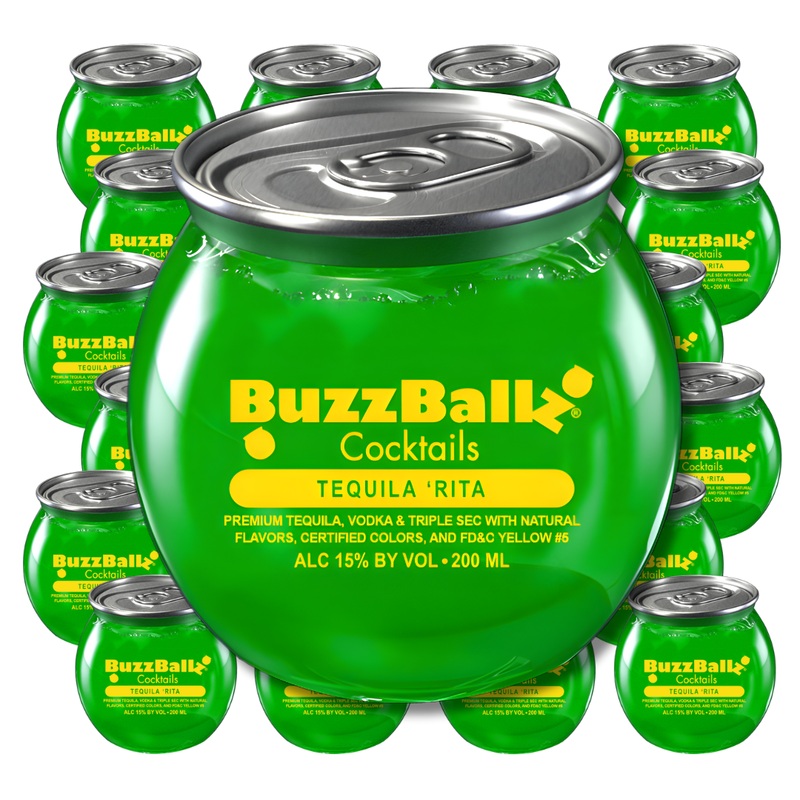 Buzzballz Tequila ‘Rita 200ml 24 Bottle Case – Free Shipping