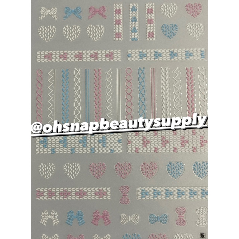 * HEART Pattern Ribbon 13-33 Sticker