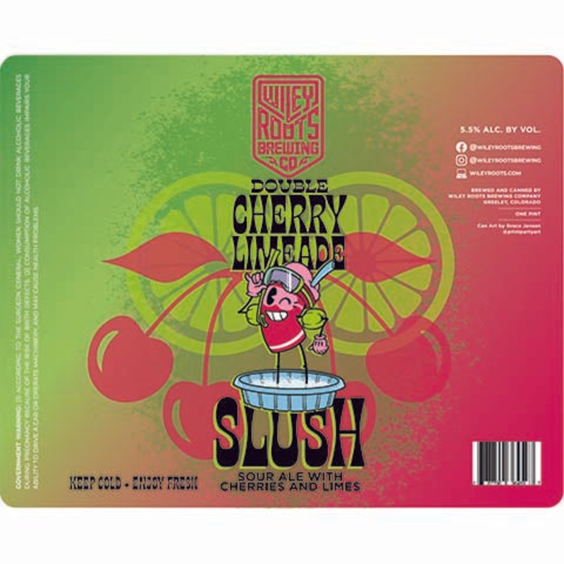 Wiley Roots Double Cherry Limeade Slush Sour Ale