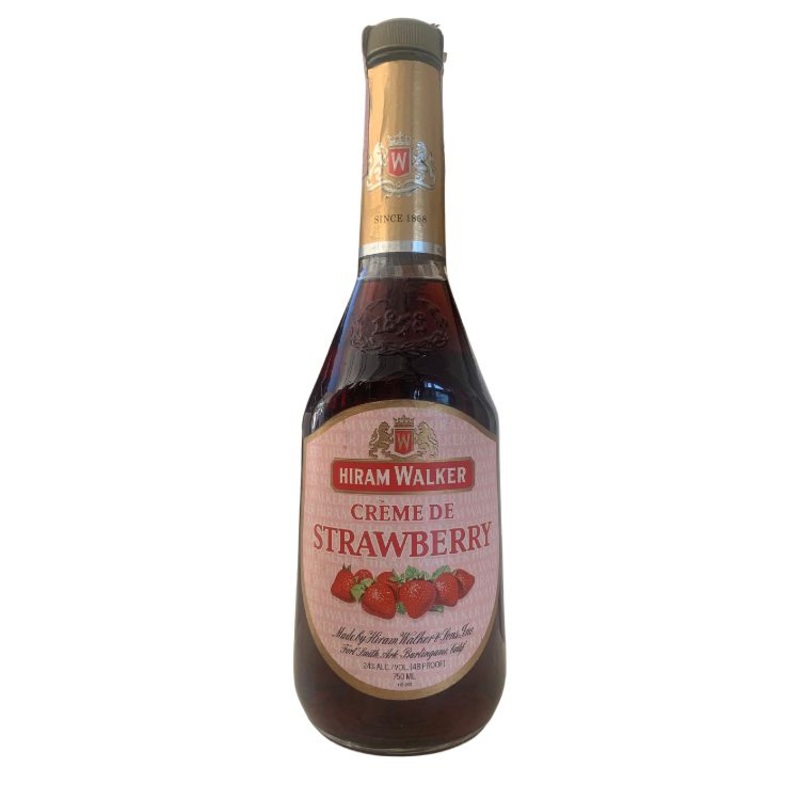 Hiram Walker Creme De Strawberry Liqueur – 750ml