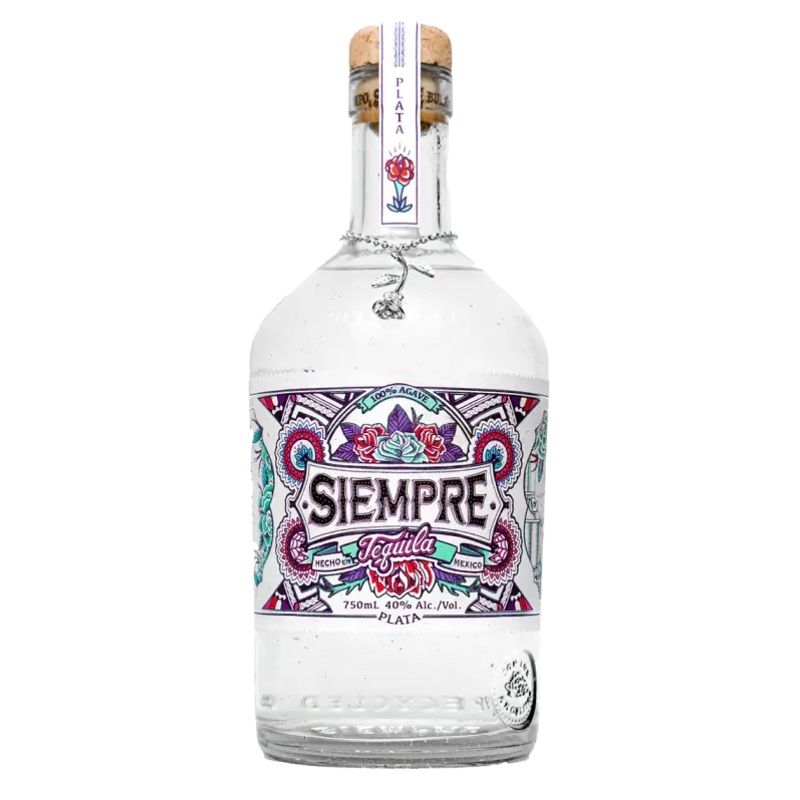 Siempre Plata Tequila 750ml