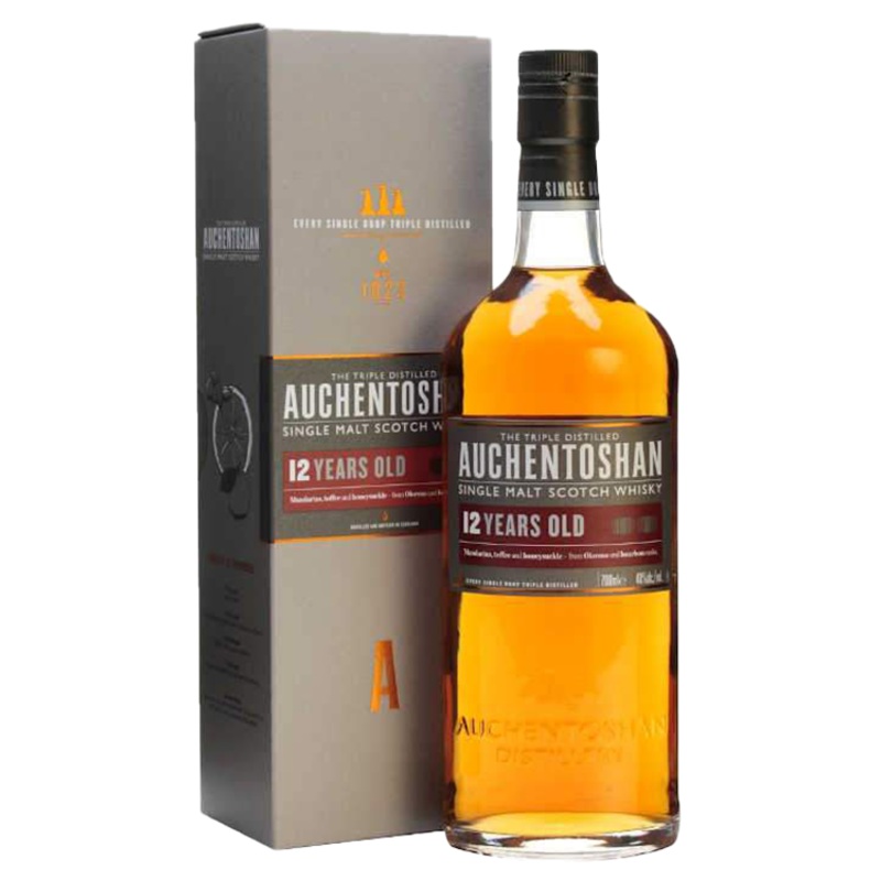 Auchentoshan 12-Year Single Malt Scotch Whisky, 750mL