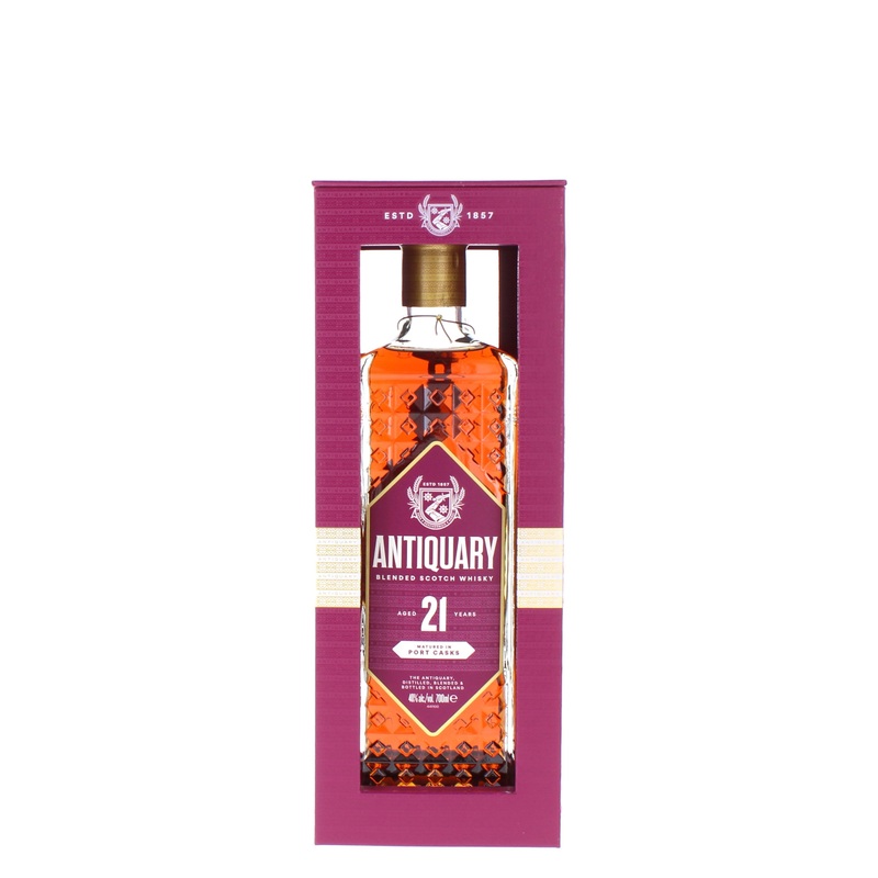 Antiquary 21 Year Old Port Casks Blended Scotch – 70cl 40%