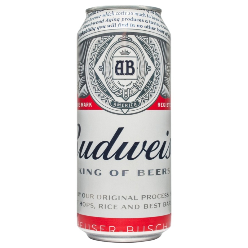 Budweiser Can 50cl x 6 Pack