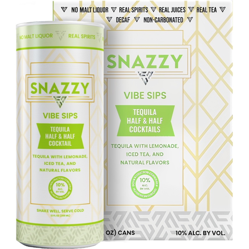 Snazzy’s Half & Half Tequila Cocktail (355mL)