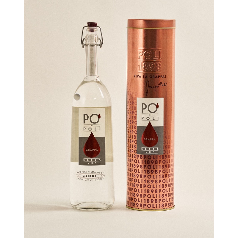 Poli ‘Po Merlot Secca’ Grappa
