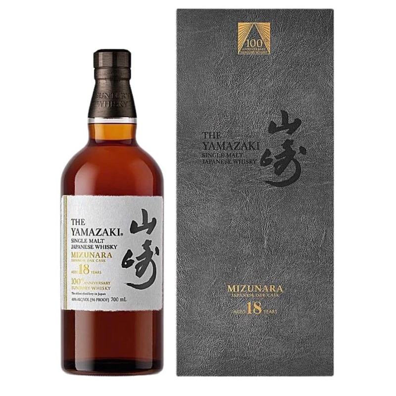 Yamazaki 18 Year 100th Anniversary 100% Mizunara 750ml
