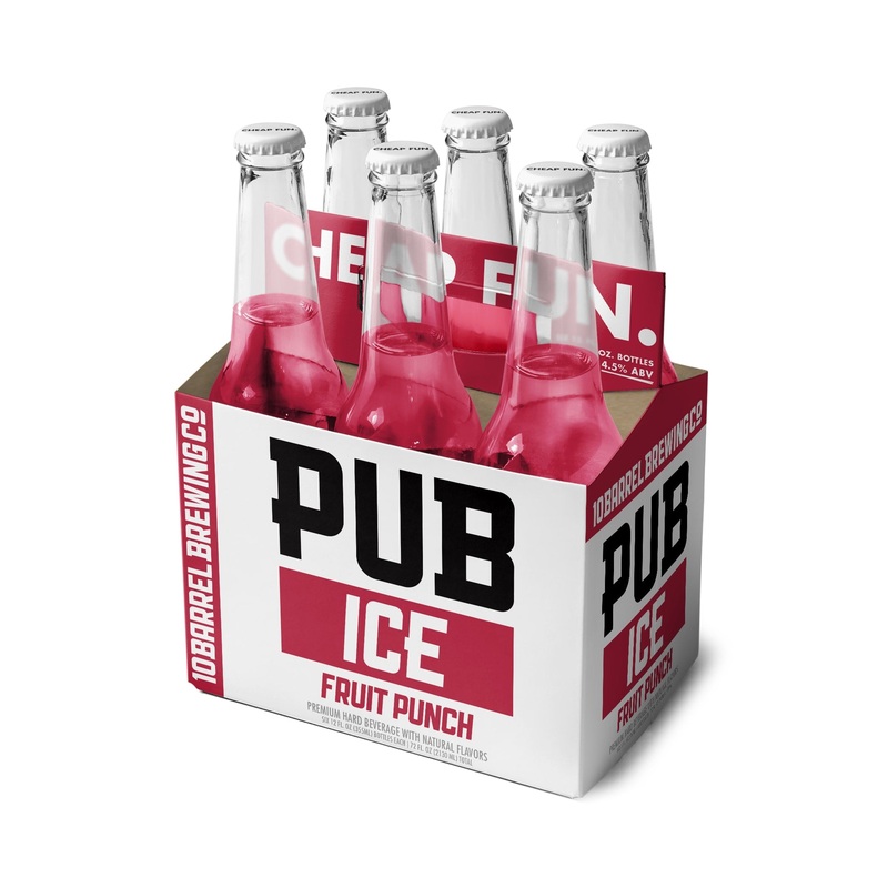 10 Barrel Brewing Co. 10b Pub Ice Fruit Punch (24 Pack) 12 oz Bottles