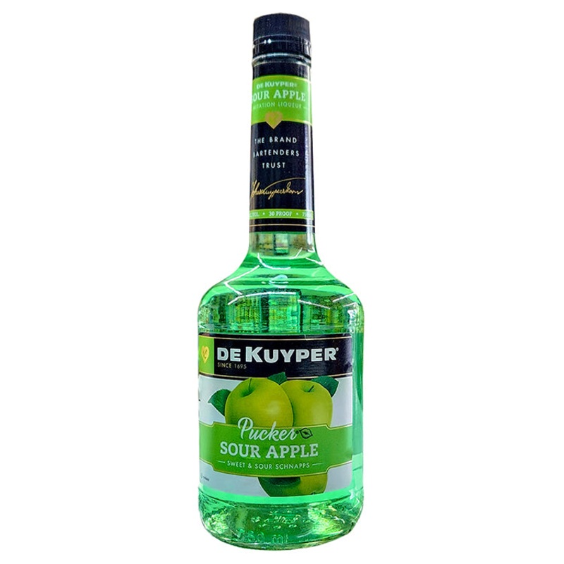 Dekuyper Sour Apple Pucker Liqueur – 750ml