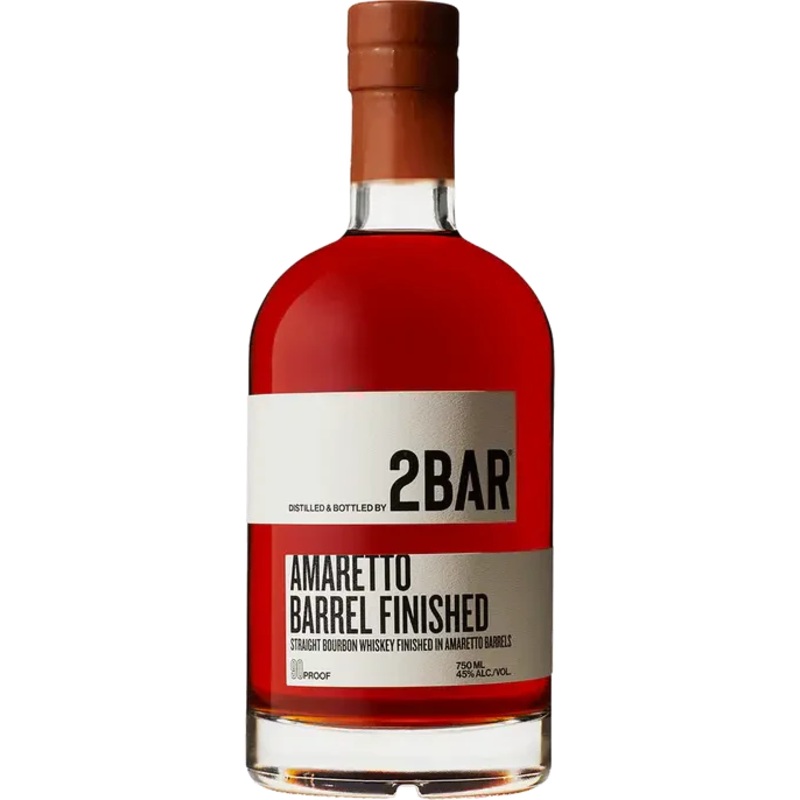 2Bar Straight Bourbon Amaretto Barrel Finished