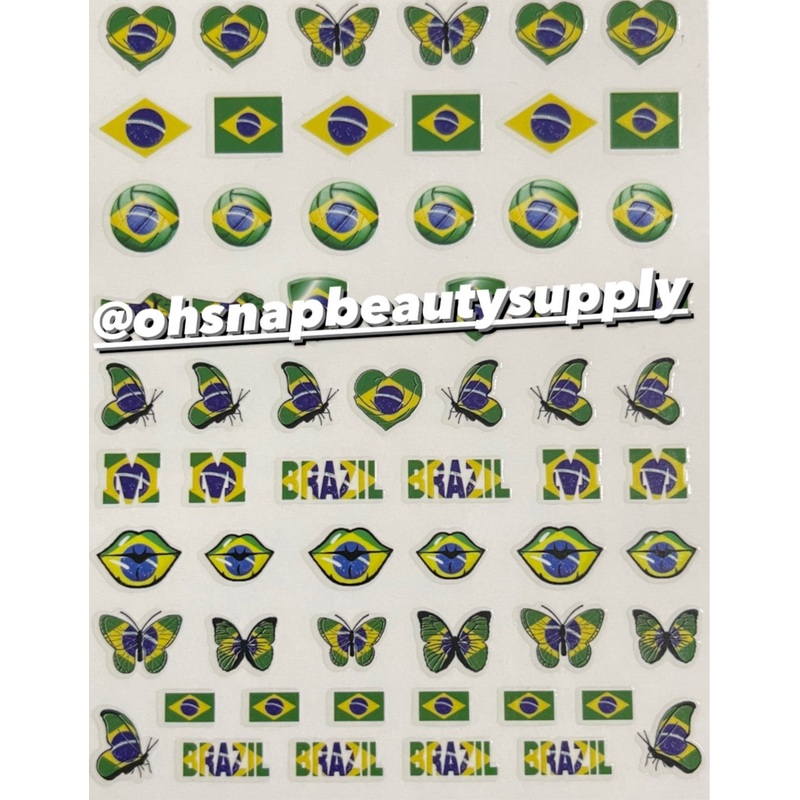* COUNTRY 1192 BRAZIL Sticker
